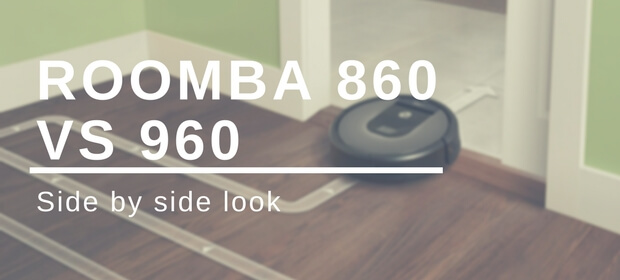 roomba 860 vs 960 : side by side look