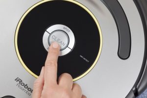 roomba clean button