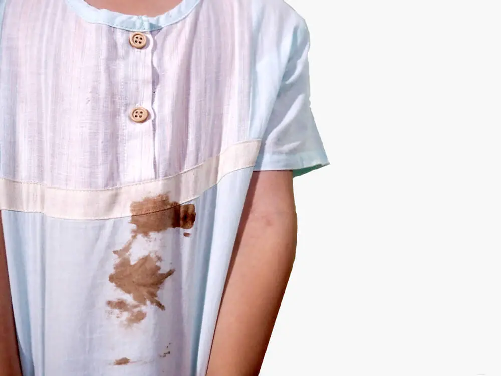 Do chocolate ice cream stains come out