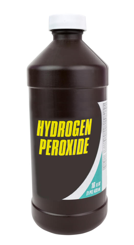 Does hydrogen peroxide remove chocolate stains
