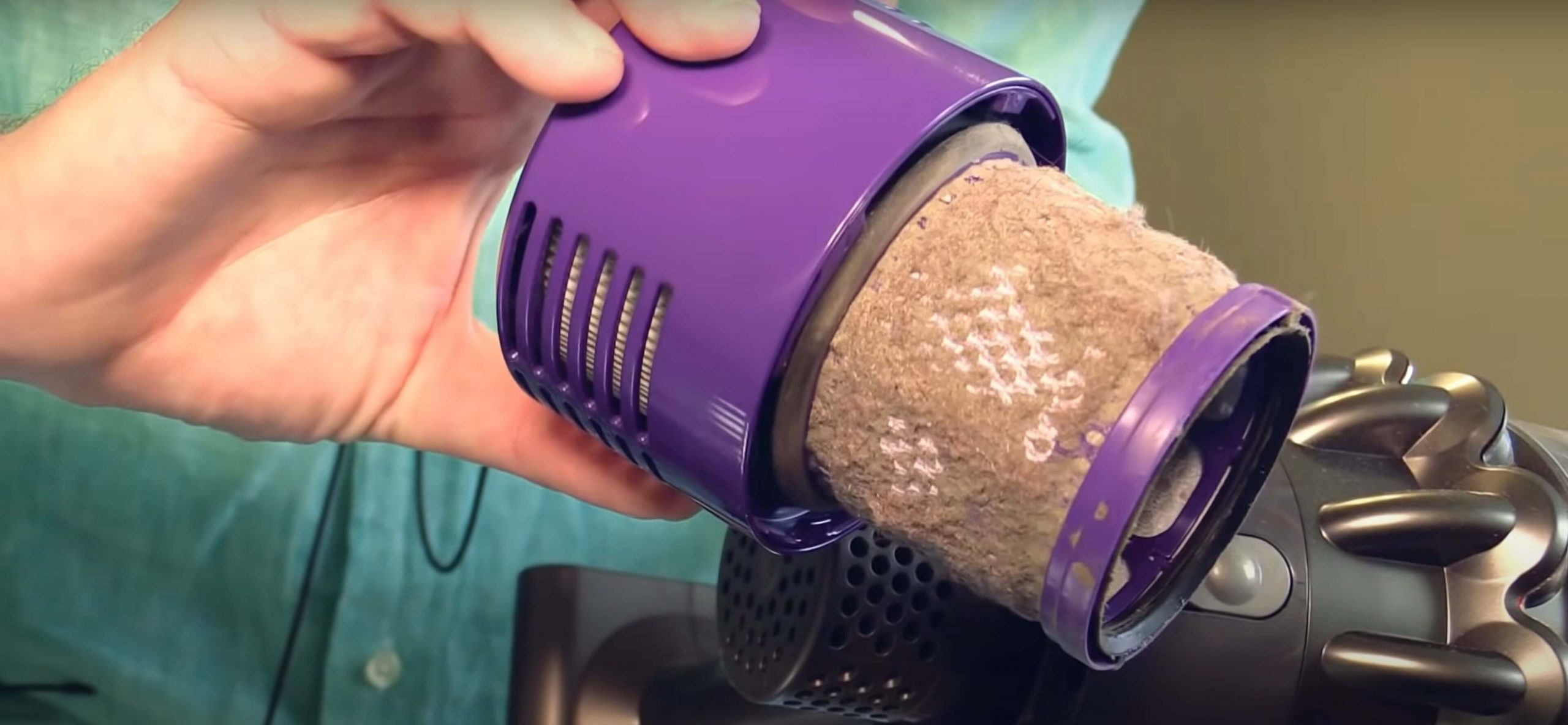 Dyson filter cleaning