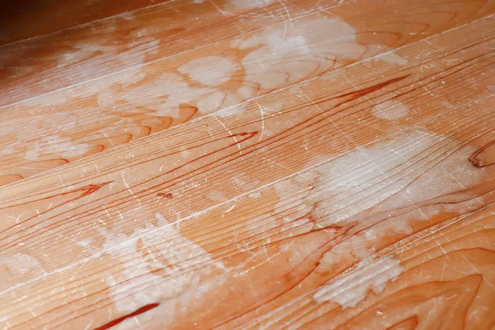 stains on harwood floor
