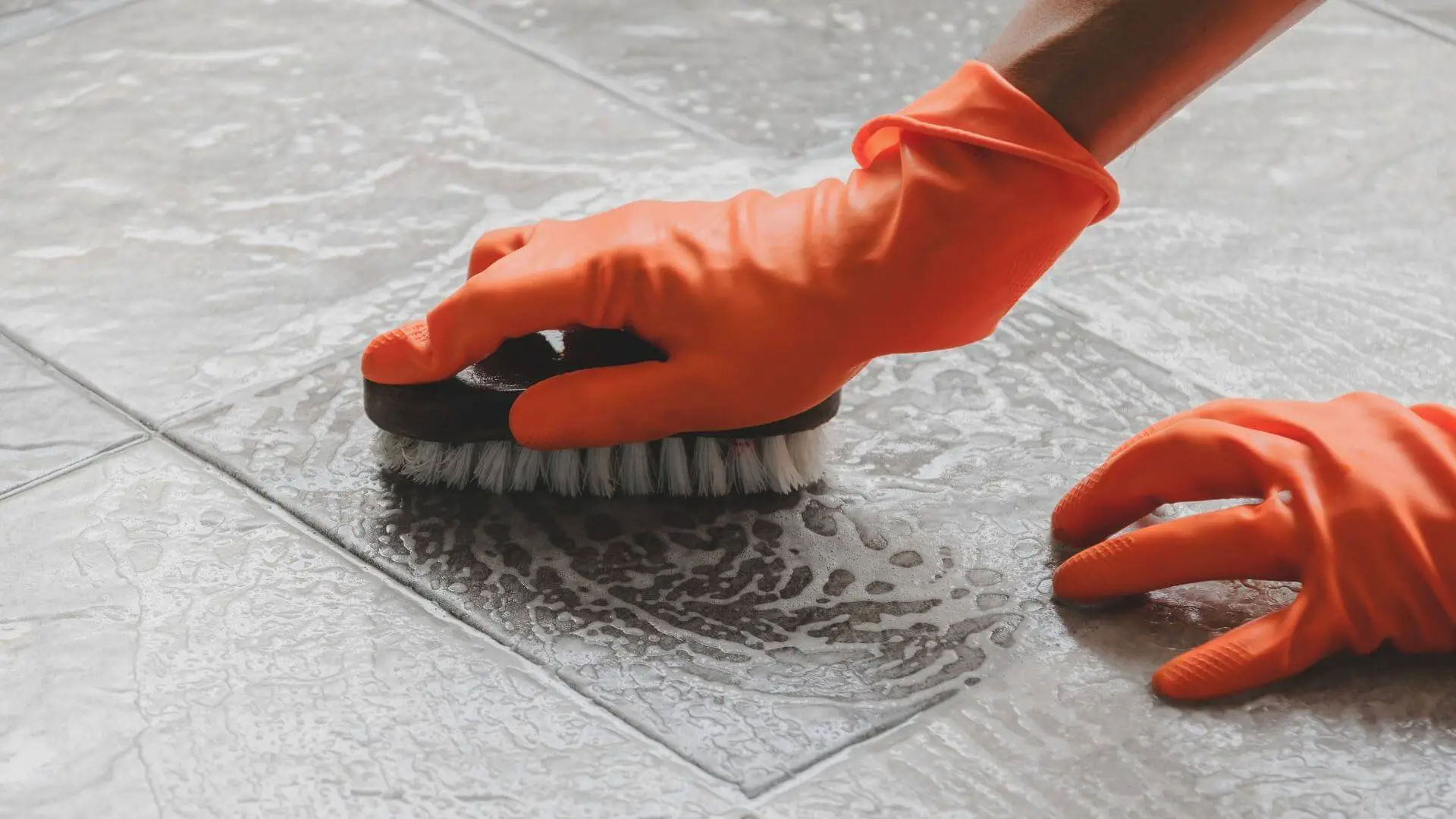 How do you remove scuff marks from floor tiles